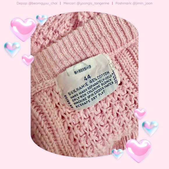 Oversized pink sweater vest 🩷 - Picture 4 of 5